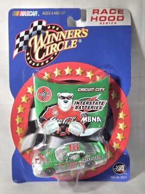 Coca Cola Winner's Circle Green and Red Race Hood Toy Car – #18 Interstate